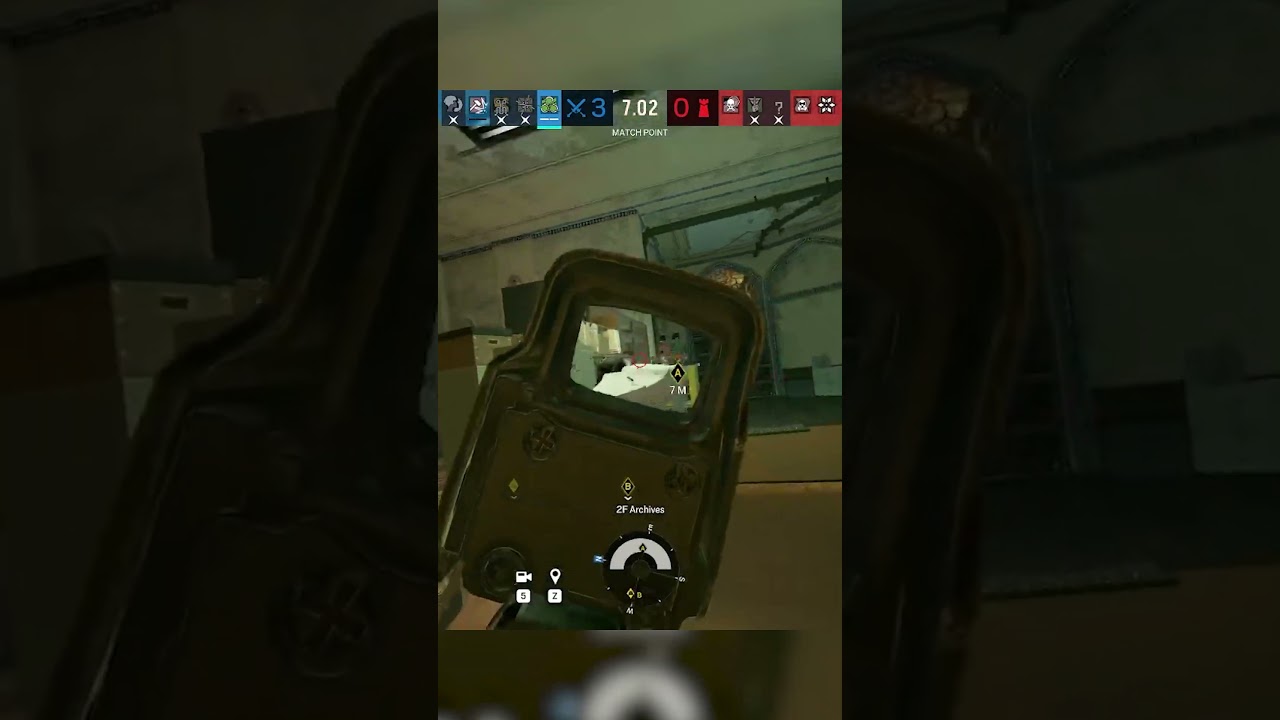 The Almost Clutch - RAINBOW SIX SIEGE #shorts #rainbowsixsiege #twitch #r6 #r6siege #clutch