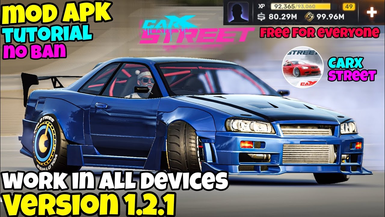 CarX Street v1.2.1 car street mod apk carx street carx free mod