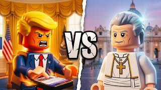 The Pope Said No Fear. Trump Kept Typing. Lego Vatican Vs White House