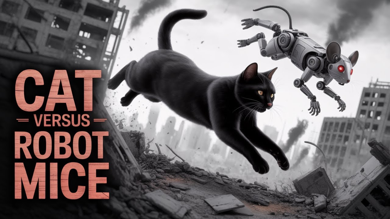 When Superhero Cats Fight Back Against Robot Invaders | Animated Battle