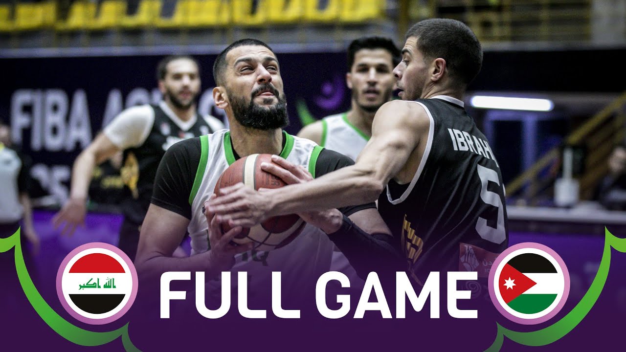 Iraq v Jordan | Full Basketball Game | FIBA Asia Cup 2025 Qualifiers