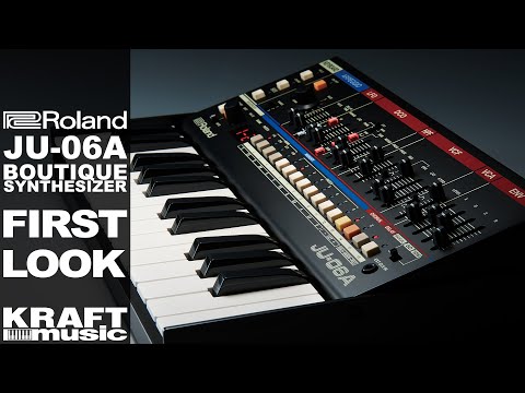 Roland JU-06A Boutique Synthesizer - First Look with Scott Tibbs