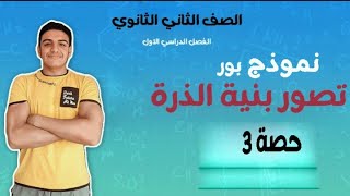 الصف الثاني الثانوي|تصور بنية الذرة??|نموذج بور الذري|مهم جداااا??