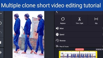 Kinemaster Advance human cloning |waking short video editing | multiple clones kinemaster tutorial