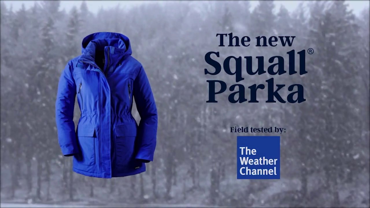 The New Squall Parka. Field Tested by The Weather Channel®