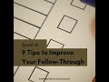 Episode 50 (full mp3): 9 Tips to Improve Your Follow-Through