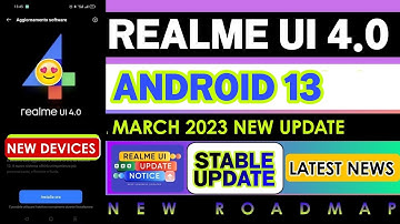Realme March 2023 New Software Update List | Realme UI 4.0 Android 13 Update List | New Roadmap