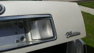 1999 Cadillac Deville Concours 99 License Plate Light Bulb & back up light Replacement &Instructions