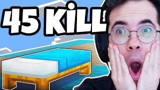 45 KİLL ile MÜKEMMEL BEDWARS - Minecraft