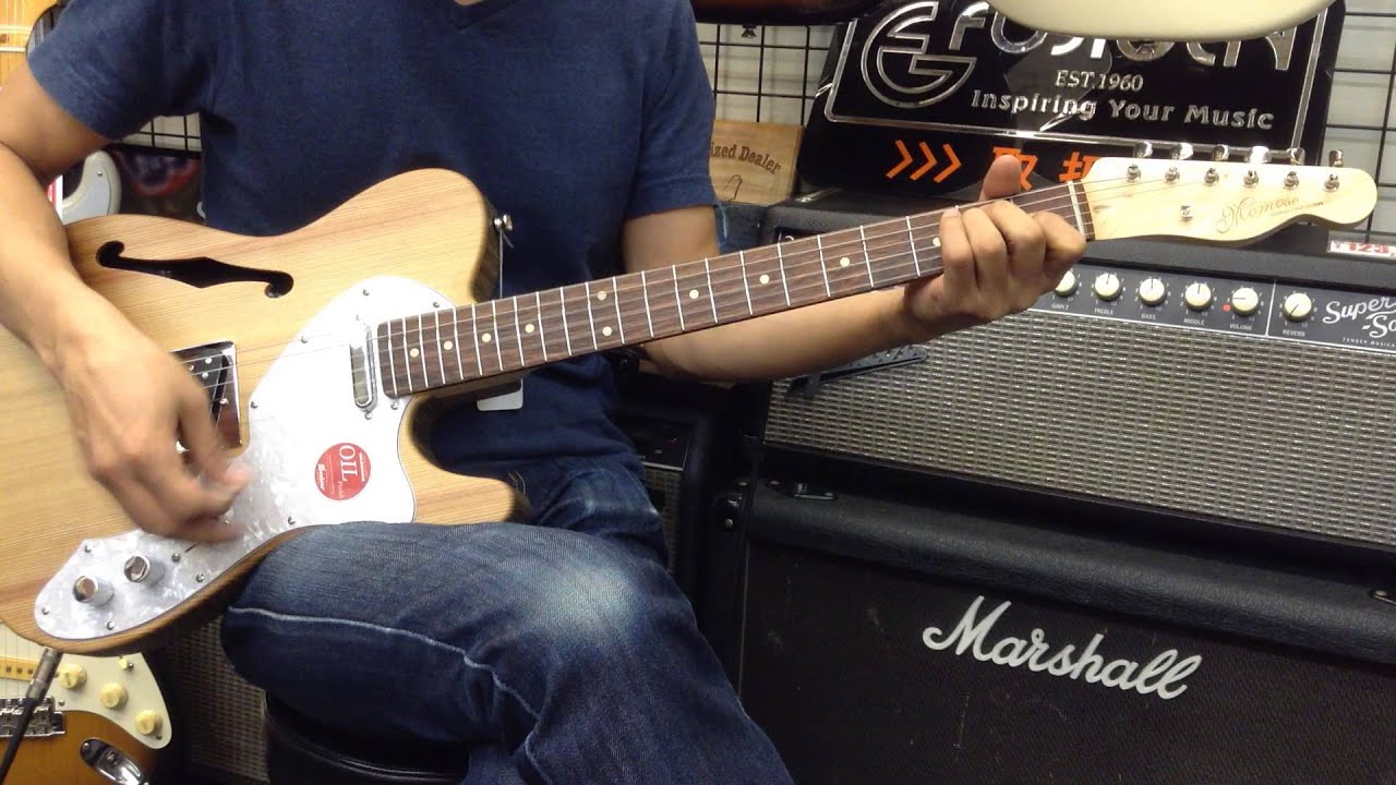 Momose MTH-GP-和材 屋久杉 【商品紹介@Guitar Planet】 - YouTube