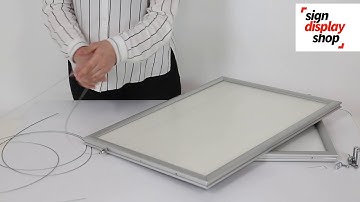 Double side snap frame floor hanger SDS