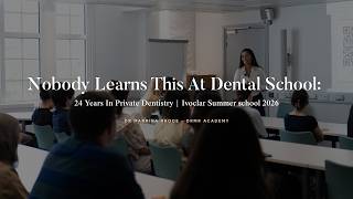 Nobody Learns This At Dental School Ivoclar Summer School Lecture Dr Manrina Rhode