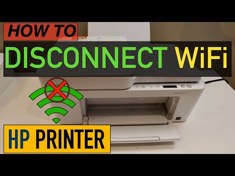 How To Disconnect WiFi From HP Printer ?
