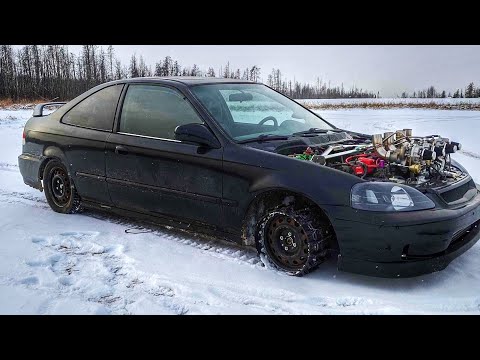 Quad Turbo Civic - Part 9 - Track Test!