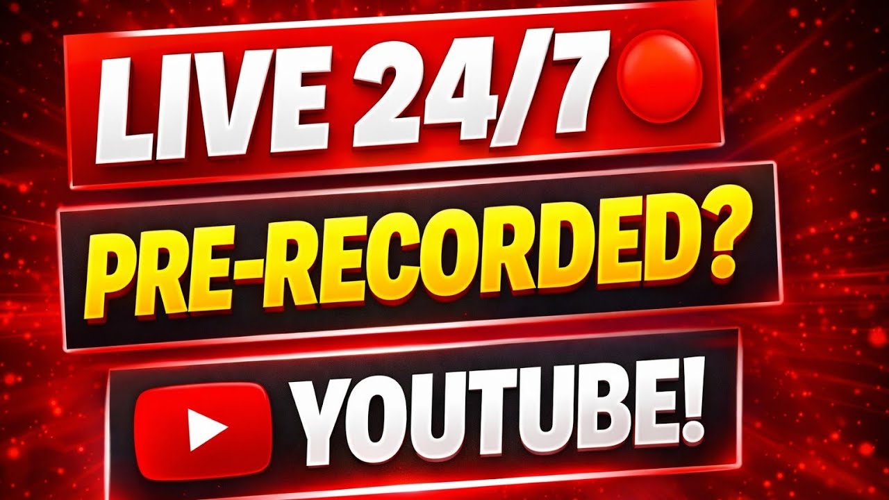 How To Live Stream Pre Recorded Video On YouTube | how to live stream ...