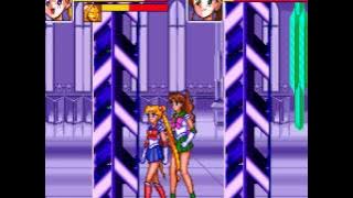 Bishoujo Senshi Sailor Moon R SNES 2 player 60fps