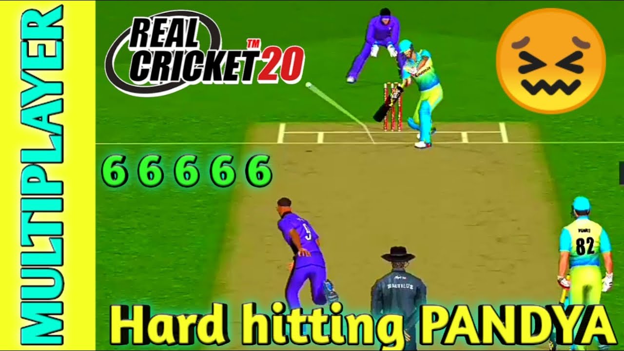 🔥 Hardik Pandya Storm in Real cricket 20 Multiplayer Real cricket 20 batting tips RC20