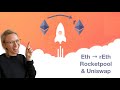 Staking eth through reth rocket pool or uniswap