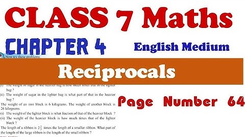 Class 7 maths Chapter 4  reciprocals kerala syllabus Activity page no 64#class7 #class7maths_recipro