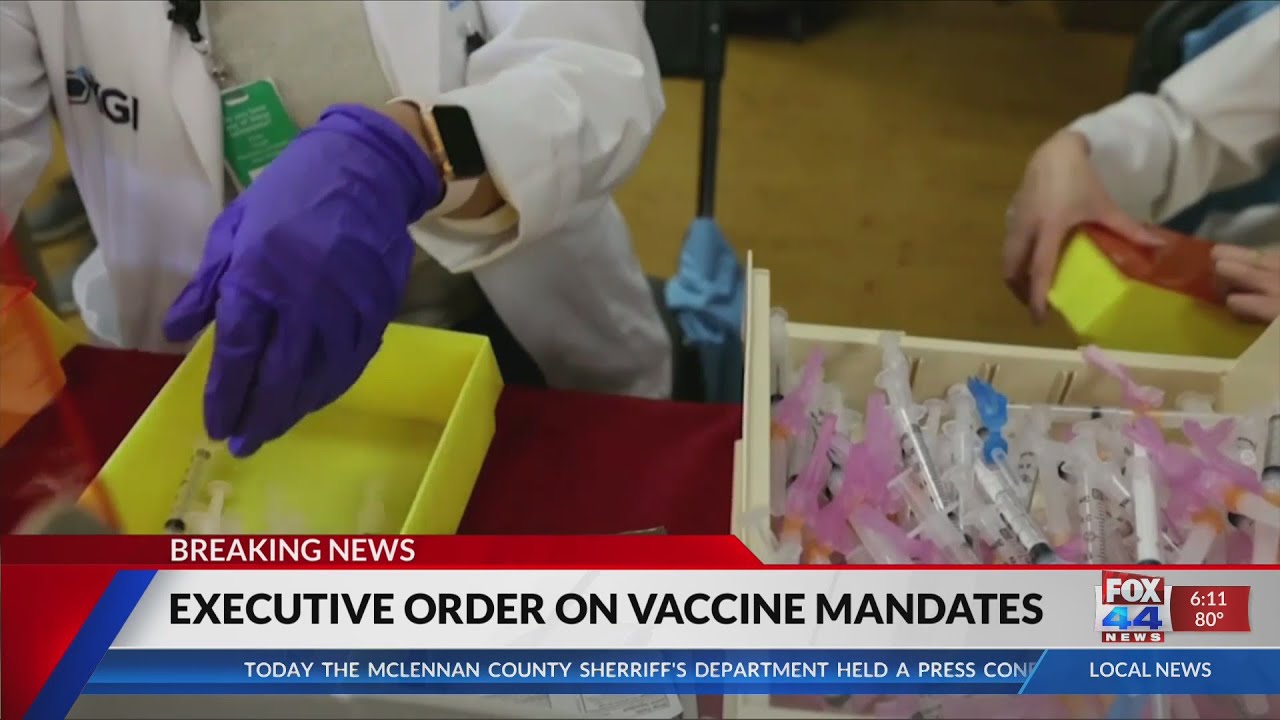 Gov. Greg Abbott issues executive order prohibiting vaccine mandates