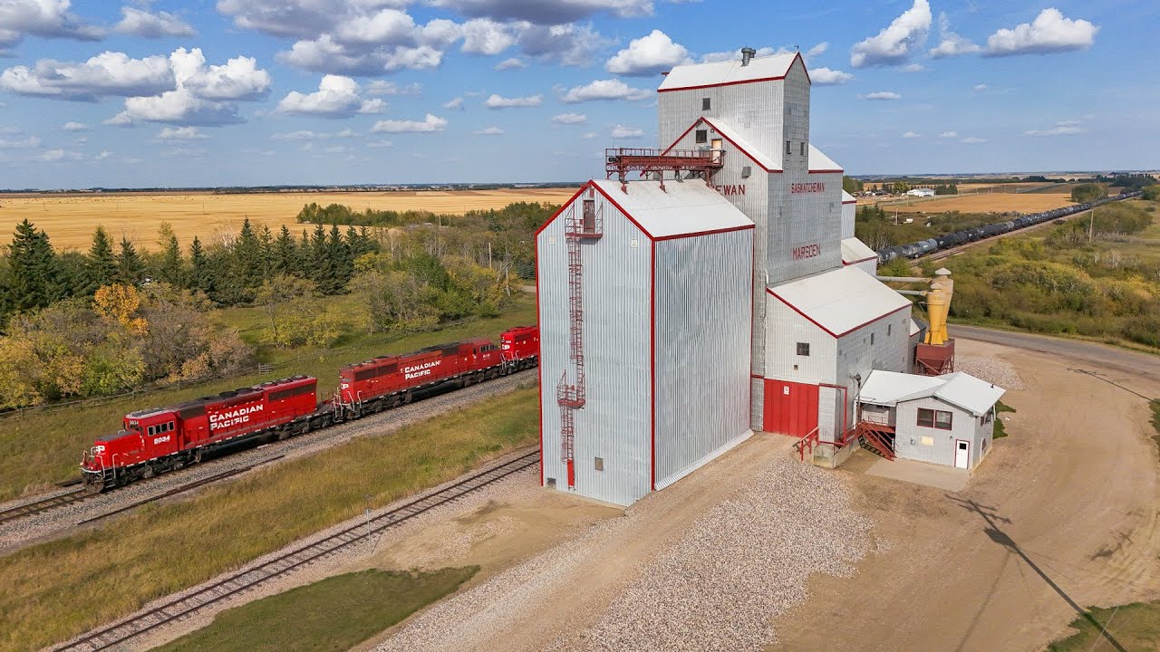 CPKC Lloydminster Sub and Red Barns at Wilkie - Sept 15, 2025