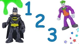 Joker Challenges Batman to a Number Competition & loser gets SLIMED while Learning Counting & Colors