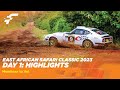East african safari classic rally 2023  day 1 highlights rallye