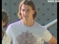 Zlatan Ibrahimovic at Barcelona first training with his new players 28.7.2009