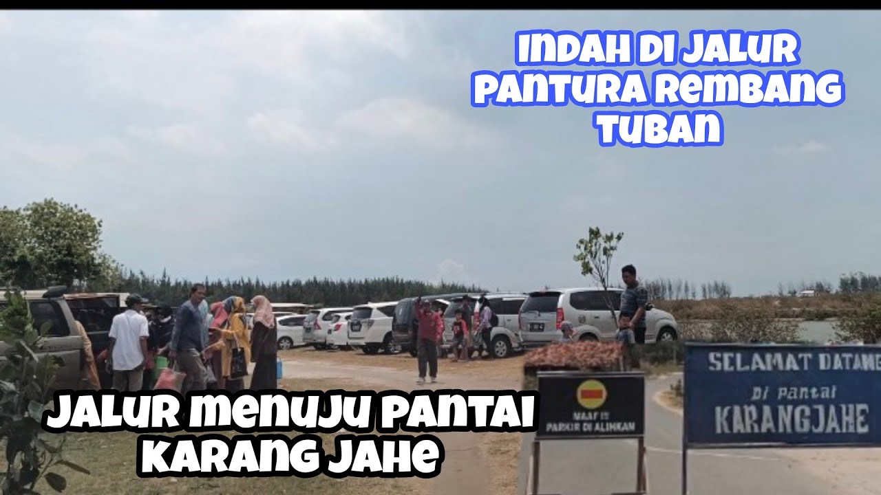 Jalur Ke Pantai Karang Jahe Ternyata Ini Tiket Masuknya | Wisata Pantai Viral Rembang Jawa Tengah