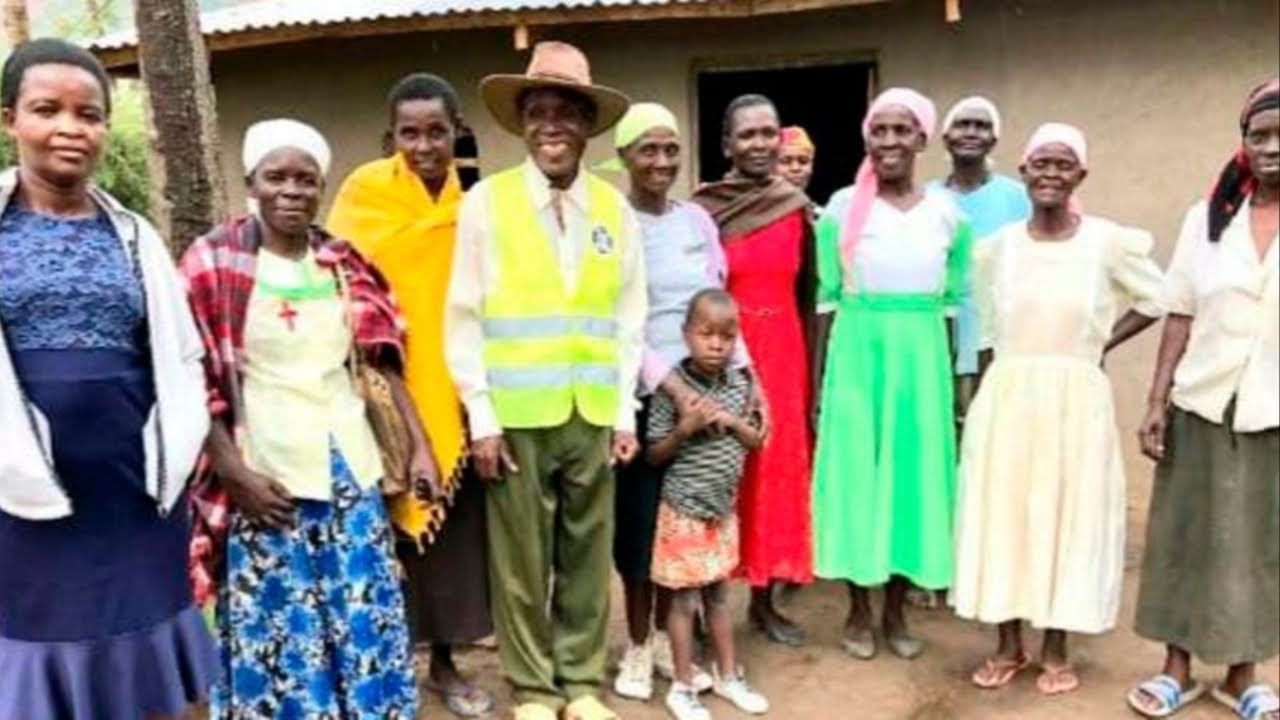 Meet Kakamega man with 15 wives and 107 children!!