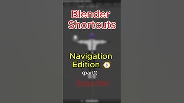 3 Blender navigation shortcuts you need to know! #blender