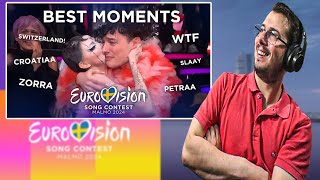 🇮🇹 Italian Reacts To The Best Moments Of Eurovision 2024