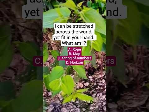 I Can Be Stretched Across The World Yet Fit In Your Hand What Am I 