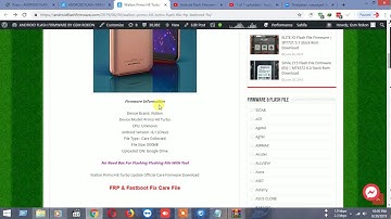 How To Walton Primo H8 Turbo Fastboot Mode Fix Customer Care Rom