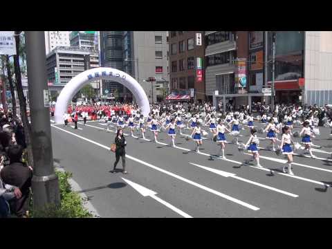 2013銀座柳まつりゴールデンパレード　八王子高校吹奏楽部