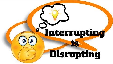 Interrupting is Disrupting: An SEL Lesson about Respecting Other People