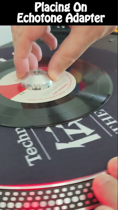Fixing Off-Center Vinyl 45!