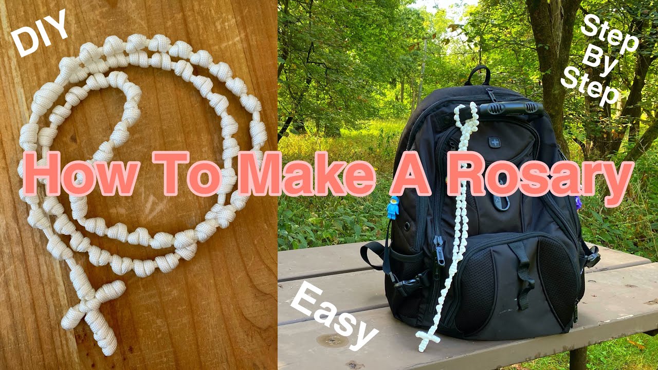 How To Make a Rosary 🙌 (StepByStep Instructions) Only 3 materials