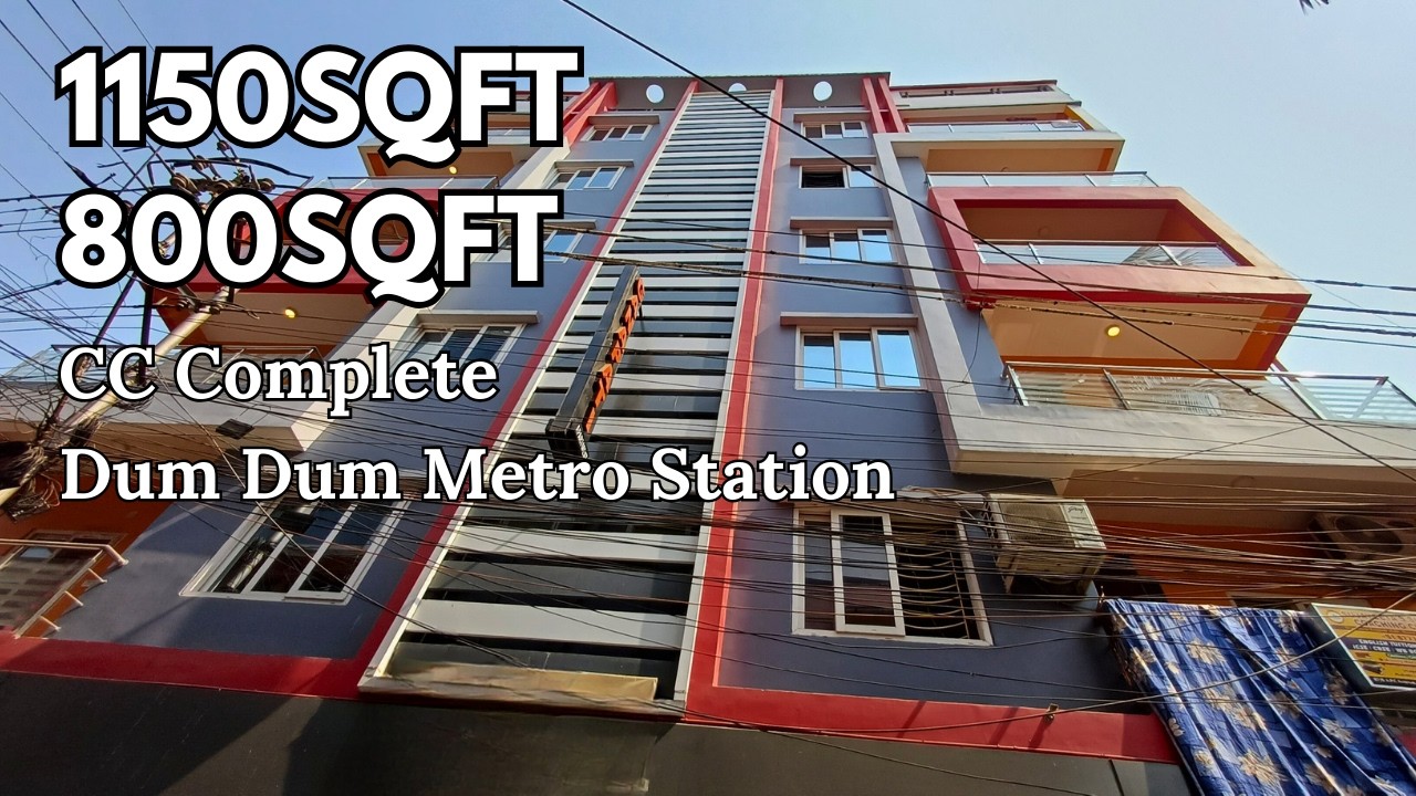 PS▶️219 CC Complete 2BHK Flat 1150/800 sqft | Dum Dum Metro 4M Walking Distance |#2bhk #dumdum