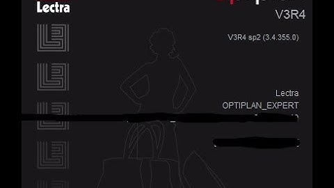 Lectra Optiplain  V3r4 SP2 Work Windows  10/11/8/7 All 32Bit 64BIT