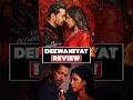 Deewane Ki Deewaniyat Movie Review: Honest Thoughts on the Romantic Drama 🔴
