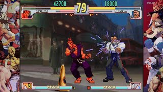3rd Strike Dudley 100% stun vs Akuma in match