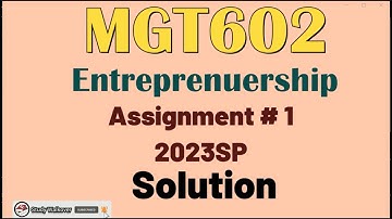 MGT602 assignment 1 solution 2023|MGT602 assignment 1 solution|MGT602|MGT602 assignment