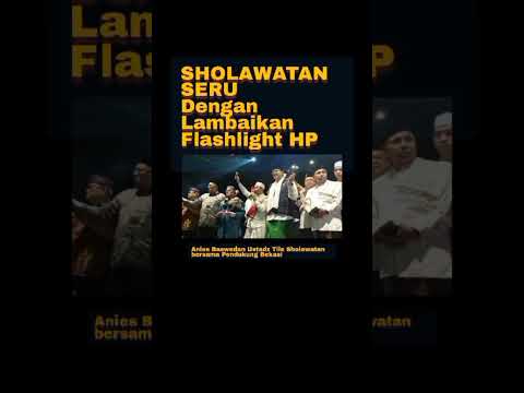 Anies Baswedan I Ustadz Tile I Cuplikan Sholawatan Pendukung Bekasi #shortvideo