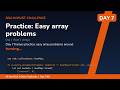 Practice: Easy array problems - Day 7/60 60 Day Rust DSA Challenge