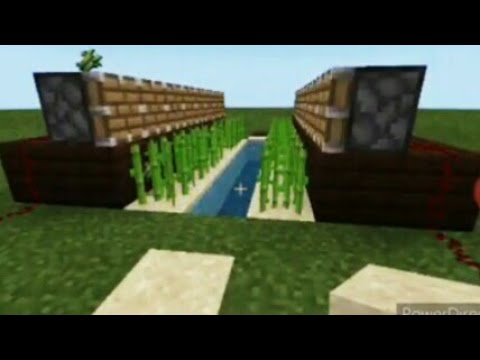 Minecraft ep 4: how to make automatic sugar cane farm - YouTube