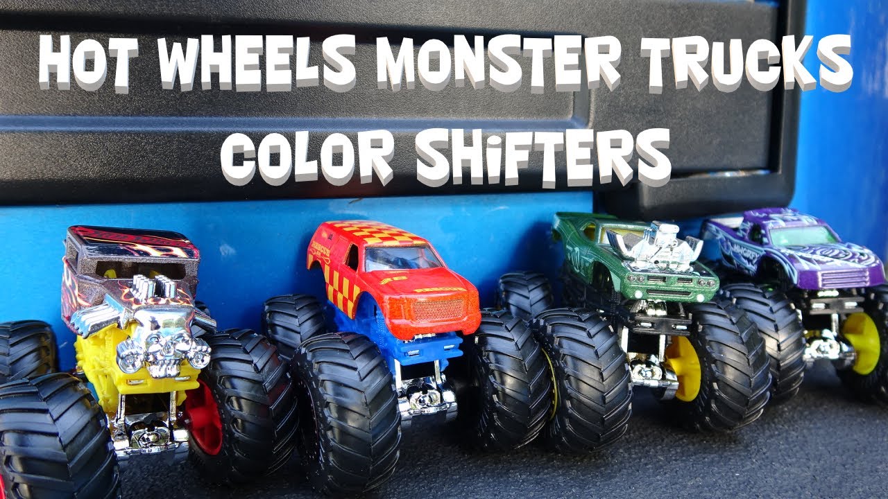 Hot Wheels Monster Trucks Color Shifters YouTube Hot Wheels Monster Trucks Color Shifters YouTube