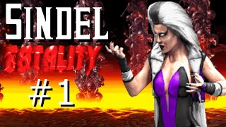 Sindel Fatality 1 Demonstration Ultimate Mortal Kombat 3 Umk3 Snes