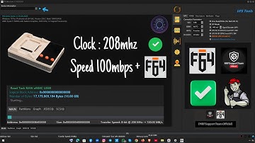 ⚡ Flash64 Ultra Hi-Speed EMMC Check ⚡| Clock : 208 MHz | Read/Write Speed: 100 Mbps+ 🚀 [CHIP-OFF] 🔥✅