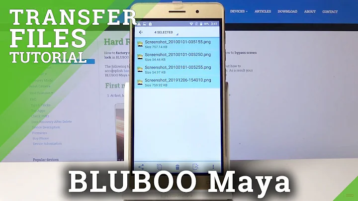 How to Transfer Files in BLUBOO Maya – Move Data